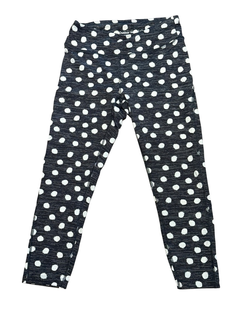 Outdoor Voices Women’s Medium Polka Dot Capri Leggings - Black & White